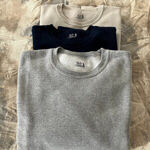 3 Men's Fruit Of The Loom Sweatshirts Size XL